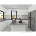 Modern White Acrylic Door Modular Lacquer Kitchen Cabinet